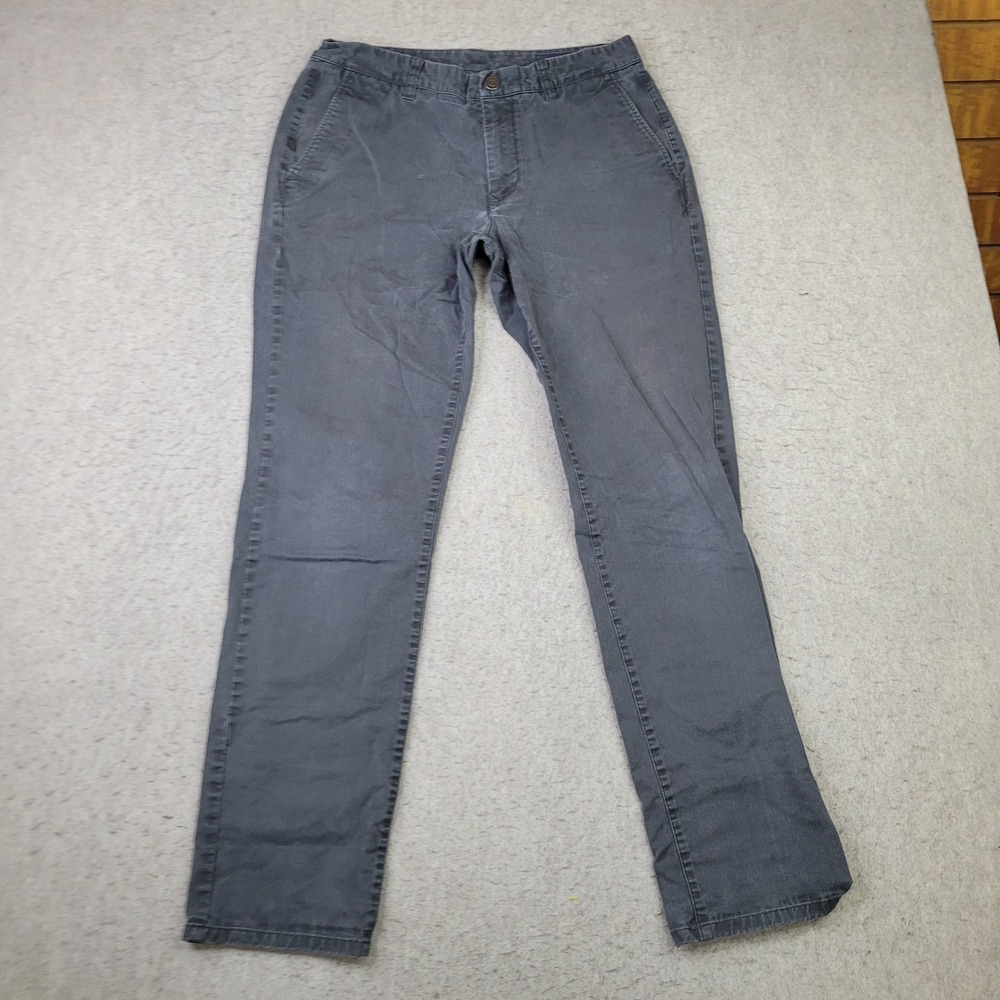 Bonobos Chino Pants Mens 31x32 (Actual 32x30) Gray Business Casual‎ Preppy